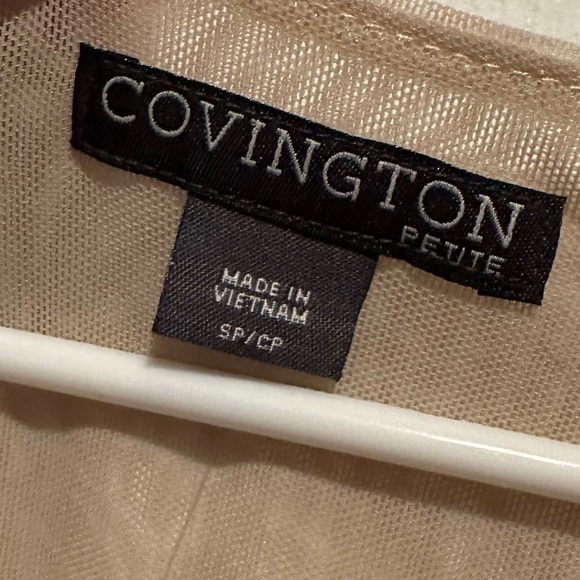 Covington Mesh Ruffle Tank Top SP - Picture 2 of 4